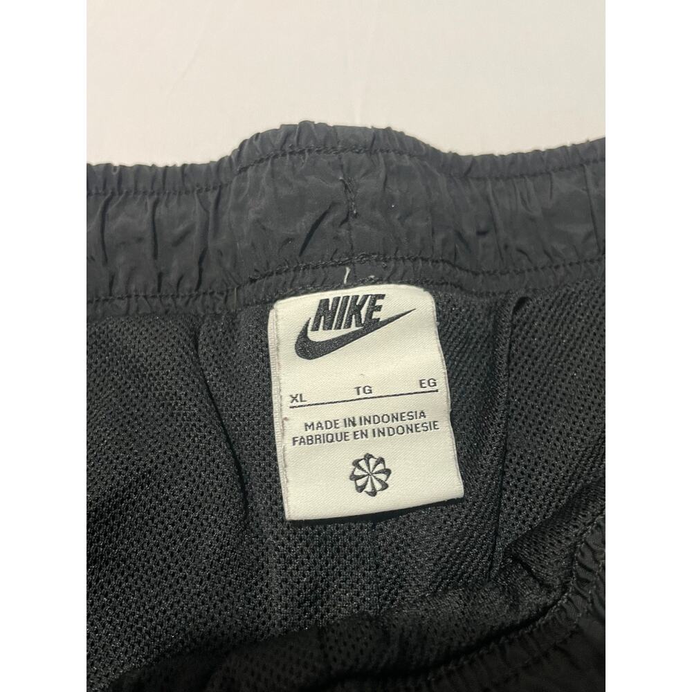 Nike Women’s XL Sportswear Essential Mid-Rise Jogger Pants Black Windbreaker Log - Picture 5 of 10